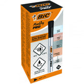 Bic Marking Pro Permanent Marker Bullet Tip 1.1mm Line Black (Pack 12) - 964800
